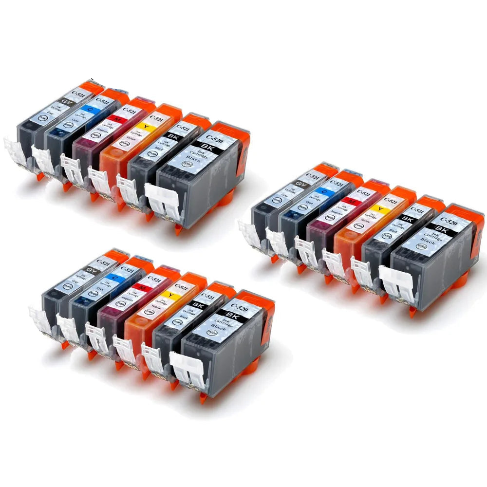 PGI520 CLI521 Ink Cartridge Compatible For Canon PIXMA IP3600 IP4700 MP550