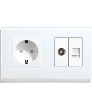 Bseed 10A Glass Panel Wireless WIFI Control Smart Power Socket