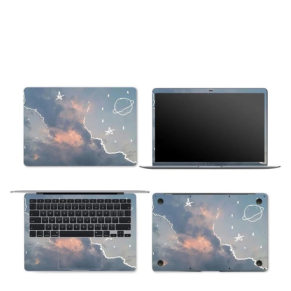 PVC Protective Sky Pattern Laptop Sticker Skin Cover