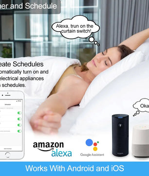 LoraTap 240V Plastic Remote Control Roller Blinds Shutter Switch