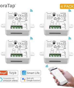 LoraTap 220V Plastic Wireless Remote Control Switch DIY Module