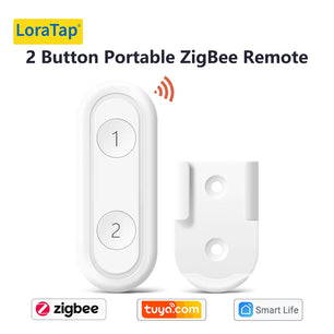 LoraTap Plastic ZigBee 3.0 Remote Control Push Button Switch