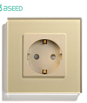 Bseed 16A Glass Panel Wireless WIFI Control Smart Power Socket