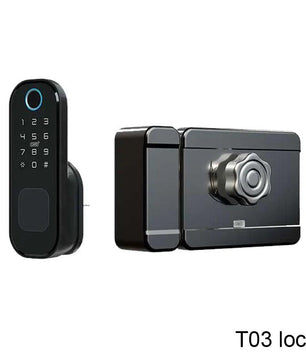 RayKube Stainless Steel Fingerprint Digital Smart Door Lock