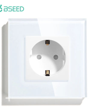 Bseed 16A Glass Panel Wireless WIFI Control Smart Power Socket
