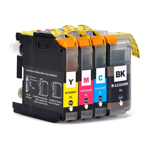 LC22UXL Ink Cartridge For Brother DCP-J785DW MFC-J985DW Printer