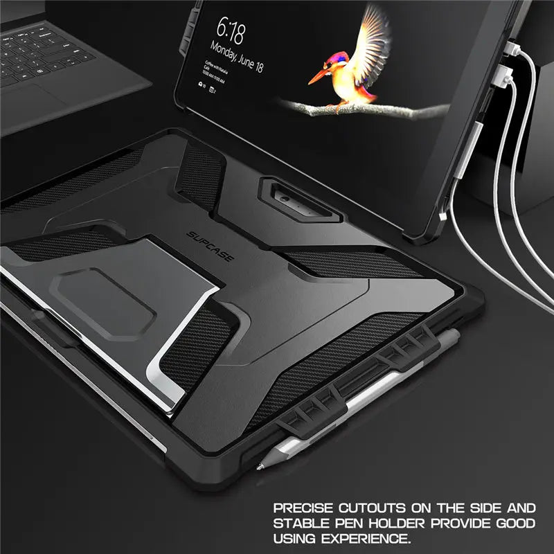 Polycarbonate Full-Body Rugged Case For Microsoft Surface Pro 7