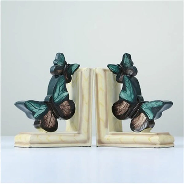 Synthetic Resin Butterfly Office Organizer Simple Book Holder
