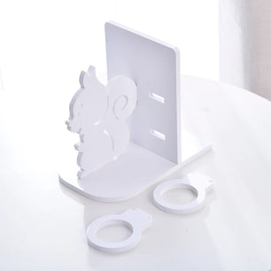 Wooden Office Organizer Cute Rabbit Shaped Simple Book Holder