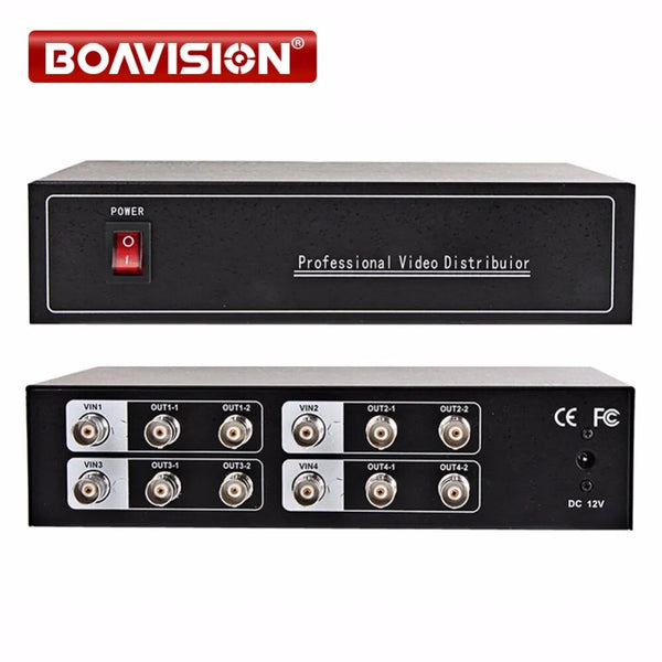 Boavision 4CH to 8CH Professional High Definition Video Splitter