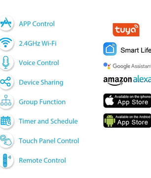 LoraTap 240V 600W Plastic WiFi Rolling Blinds Curtain Switch