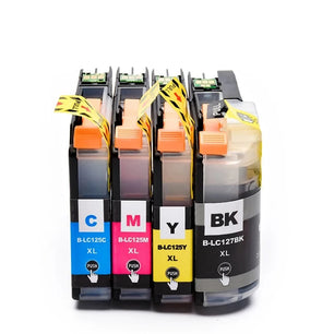 3 Sets LC125XL LC127XL Ink Cartridge For Brother MFC-J245/J470DW