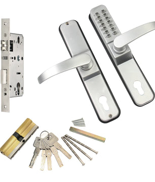 Aluminium Alloy Digital Mechanical Waterproof Left Push Door Lock