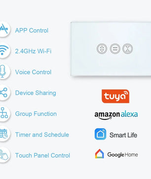 LoraTap 250V Plastic Curtains Roller Shutters Blinds Switch