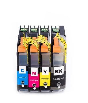 LC121 LC123 Ink Cartridge For Brother DCP-J4110DW/J132W/J152W