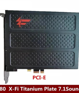 X-Fi Titanium Plate 7.1 DTS Optical Fiber PCI-E Sound Card