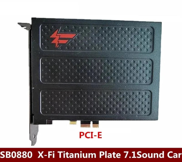 X-Fi Titanium Plate 7.1 DTS Optical Fiber PCI-E Sound Card