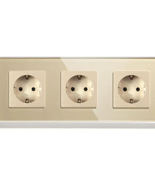 Bseed 16A Glass Panel Wireless WIFI Control Smart Power Socket