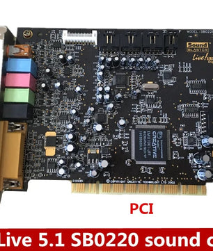 SB Live 5.1 Original Creative Debugging PCI-E Sound Card