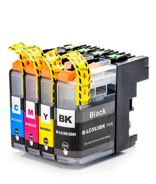 LC563 Ink Cartridge For Brother MFC-J2310 J2510 J3520 J3720 Printer