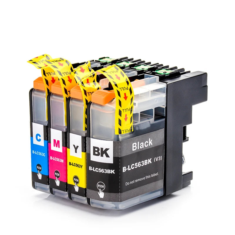 LC563 Ink Cartridge For Brother MFC-J2310 J2510 J3520 J3720 Printer