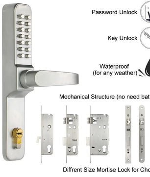 RayKube Aluminium Alloy Code Password Digital Smart Door Lock