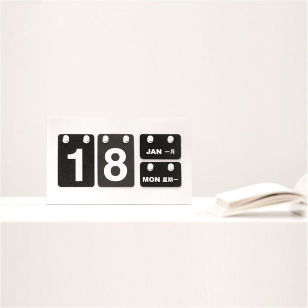 Polystyrene DIY Office Business Desk Card Stand Calendar