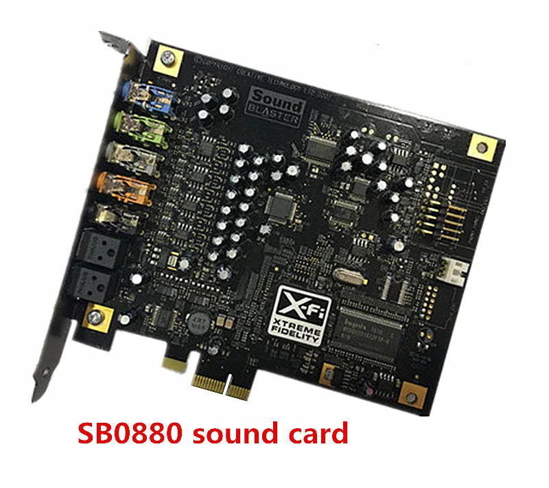 X-Fi Titanium Plate 7.1 DTS Optical Fiber PCI-E Sound Card