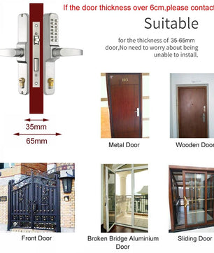 RayKube Aluminium Alloy Code Password Digital Smart Door Lock