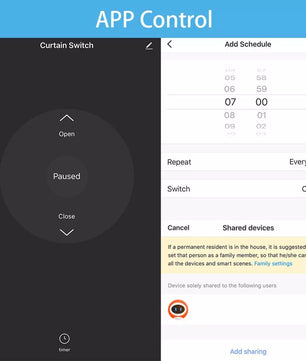 LoraTap 240V Plastic Remote Control Roller Blinds Shutter Switch