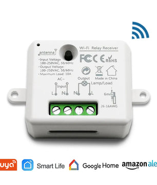 LoraTap 10A Plastic Wireless Switch Socket Relay Module Kit