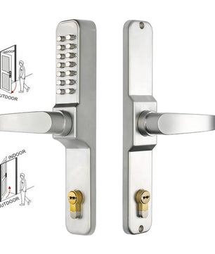 Aluminium Alloy Digital Mechanical Waterproof Left Push Door Lock