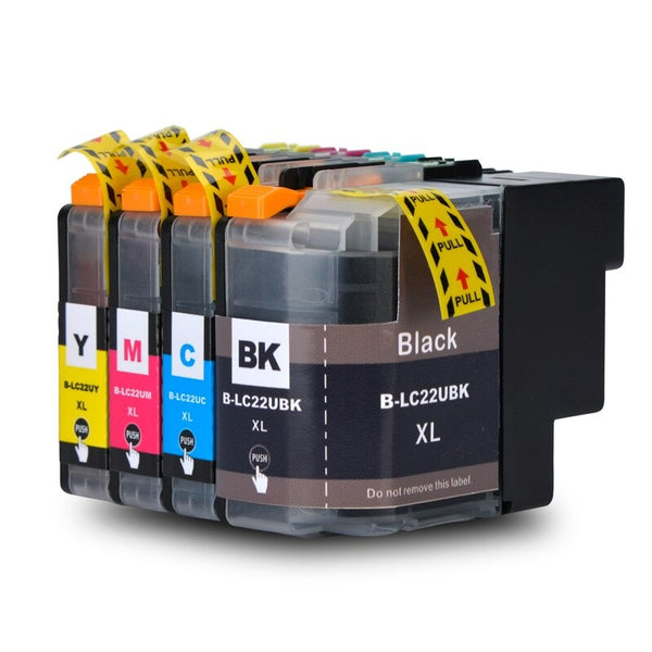 LC22UXL Ink Cartridge For Brother DCP-J785DW MFC-J985DW Printer