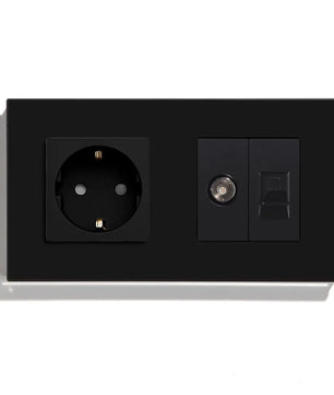 Bseed 10A Glass Panel Wireless WIFI Control Smart Power Socket