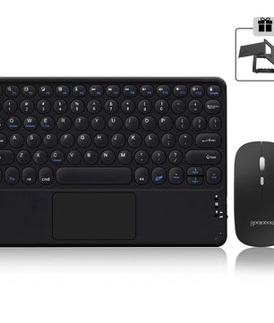 Plastic 2.4G Rechargeable Bluetooth Wireless Keyboard Mouse Kit