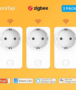 LoraTap 16A Power Plastic Remote Voice Control Plug Switch