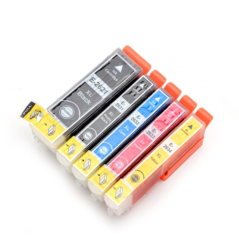 T2621-T2631 Ink Cartridge For Epson 510-520/600-625/700-720/800/820