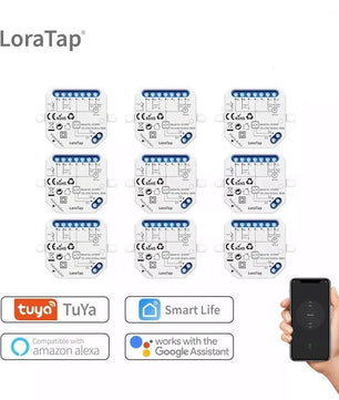 LoraTap 240V Plastic Automatic WIFI Roller Shutter Curtain Module