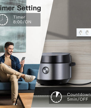 Bseed 16A Glass Panel Wireless WIFI Control Smart Power Socket