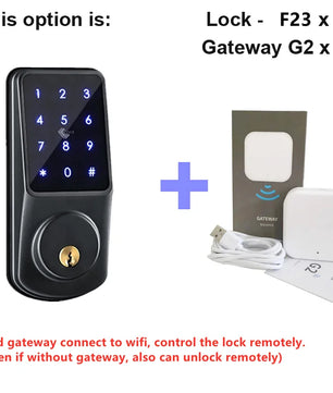 Aluminium Alloy Remote Control Bluetooth Electronic Door Lock