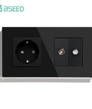 Bseed 16A Glass Panel Wireless WIFI Control Smart Power Socket