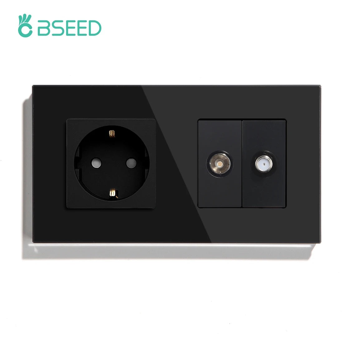 Bseed 16A Glass Panel Wireless WIFI Control Smart Power Socket