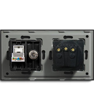 Bseed 10A Glass Panel Wireless WIFI Control Smart Power Socket