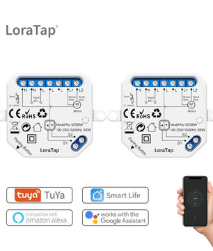LoraTap 240V Plastic Automatic WIFI Roller Shutter Curtain Module