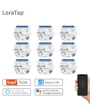 LoraTap 240V Plastic Automatic WIFI Roller Shutter Curtain Module