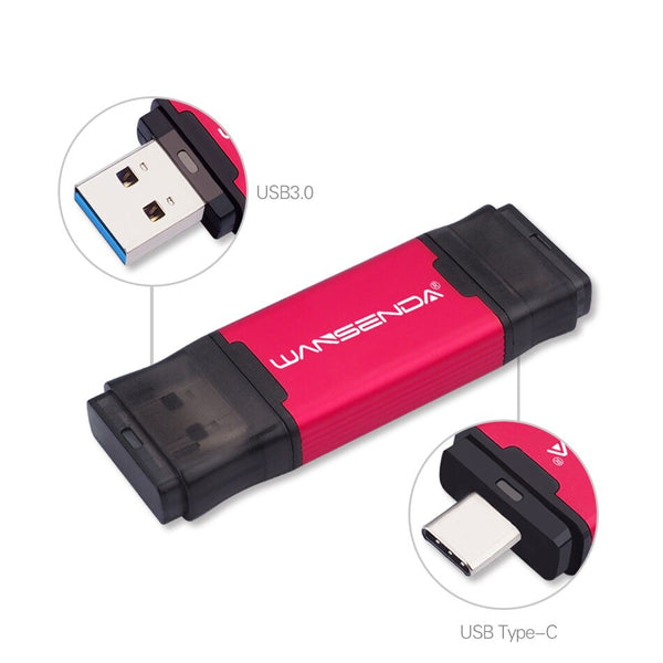 16GB - 512GB Metal USB 3.0 Rectangle Shape Memory Stick Pen Drive