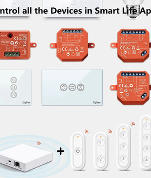 LoraTap Plastic Bluetooth Wireless ZigBee Portable Scene Switch