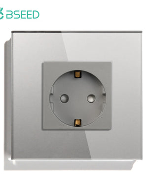 Bseed 16A Glass Panel Wireless WIFI Control Smart Power Socket