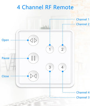 LoraTap 240V Plastic Automatic WiFi Roller Shutters Curtains Module