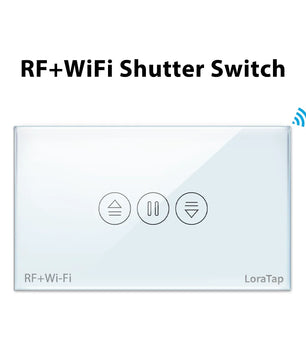 LoraTap 3A 600W Plastic Voice Control WiFi Rolling Curtain Switch